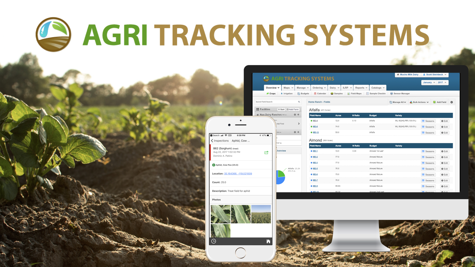 screenshot of Agri Tracking Systems